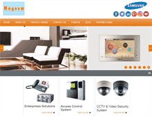 Tablet Screenshot of magnum.org.in