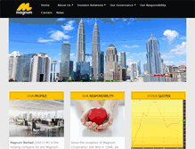 Tablet Screenshot of magnum.com.my